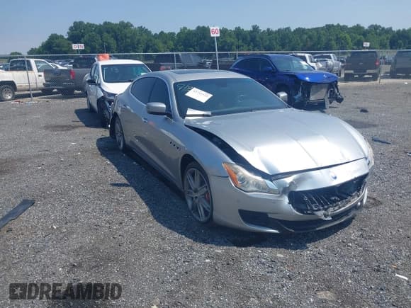 ✅ 2014 Maserati Quattroporte S Q4 • VIN: ZAM56RRAXE1116842 • Lot: 42732723. Wystawiony na IAAI z przebiegiem 63 430 mil. Bezpłatny archiwum sprzedaży aukcyjnych z USA i szczegółowy raport historii pojazdu na DreamBid. Zdjęcie 1.