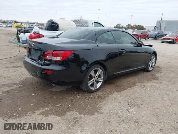 ✅ 2012 Lexus IS 350 C • VIN: JTHFE2C26C2507917 • Lot: 41353989. Listed on IAAI with 129,542 mi. Free auction sales archive from the USA and detailed vehicle history report at DreamBid. Image 4.