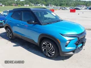 2025 Chevrolet TrailBlazer RS с VIN KL79MTSL4SB013343, выставлен на аукционе IAAI как лот 42546286 с пробегом 6 438 миль миль и . История ставок и продаж доступна на DreamBid. Изображение 1.