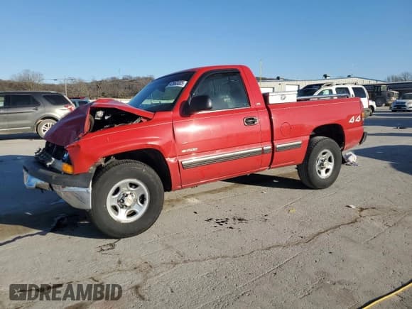 ✅ 2000 Chevrolet Silverado 1500 • VIN: 1GCEK14V8YZ191265 • Lot: 47653305. Listed on Copart with 144,853 mi. Free auction sales archive from the USA and detailed vehicle history report at DreamBid. Image 1.