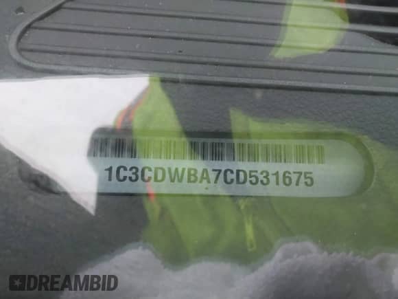 2012 Dodge Caliber SE z VIN 1C3CDWBA7CD531675, wystawiony jako IAAI lot #41624423 z przebiegiem 177 686 mil mil oraz . Historia ofert i sprzedaży dostępna na DreamBid. Obrazek 9.