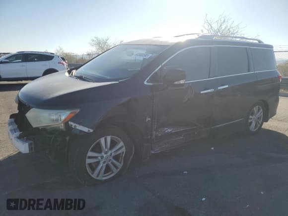 ✅ 2012 Nissan Quest SL • VIN: JN8AE2KP6C9050725 • Lot: 80568595. Listed on Copart with 167,491 mi. Free auction sales archive from the USA and detailed vehicle history report at DreamBid. Image 1.
