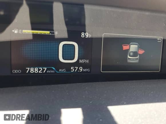 2020 Toyota Prius L Eco с VIN JTDKARFU6L3120327, выставлен на аукционе Copart как лот 71969025 с пробегом 78 827 миль миль и Списание • Salvage title. История ставок и продаж доступна на DreamBid. Изображение 9.