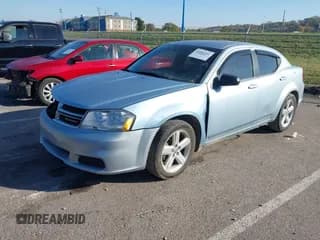 ✅ 2013 Dodge Avenger SE • VIN: 1C3CDZAB0DN563908 • Lot: 43583184. Listed on IAAI with 183,508 mi. Free auction sales archive from the USA and detailed vehicle history report at DreamBid. Image 2.