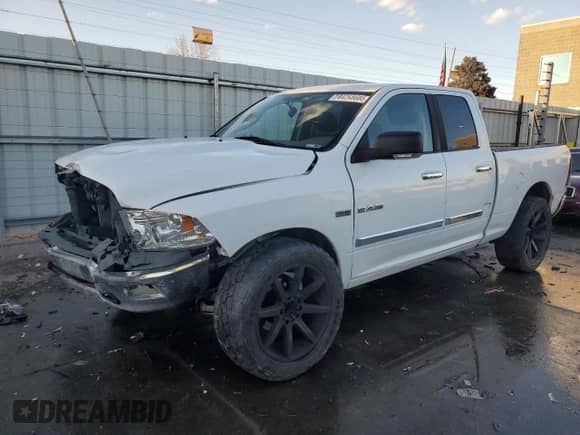 2010 Dodge 1500 Laramie z VIN 1D7RV1GT5AS233964, wystawiony jako Copart lot #44268685 z przebiegiem 189 051 mil mil oraz Szkoda całkowita • Salvage title. Historia ofert i sprzedaży dostępna na DreamBid. Obrazek 1.