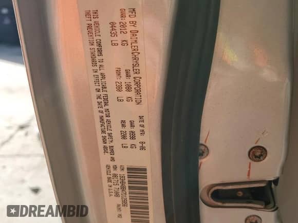 2007 Dodge Caliber SXT с VIN 1B3HB48B47D125856, выставлен на аукционе Copart как лот 76956114 с пробегом 147 160 миль миль и На запчасти • Non repairable. История ставок и продаж доступна на DreamBid. Изображение 13.