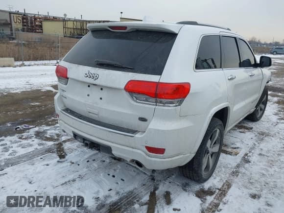 ✅ 2015 Jeep Grand Cherokee Overland • VIN: 1C4RJFCG7FC754178 • Lot: 41554947. Listed on IAAI with 164,413 mi. Free auction sales archive from the USA and detailed vehicle history report at DreamBid. Image 4.