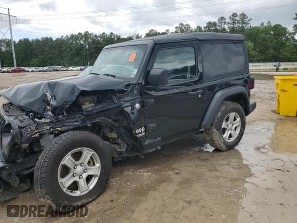 ✅ 2018 Jeep Wrangler Sport S • VIN: 1C4GJXAG9JW242302 • Lot: 51935785. Listed on Copart with 82,395 mi. Free auction sales archive from the USA and detailed vehicle history report at DreamBid. Image 1.