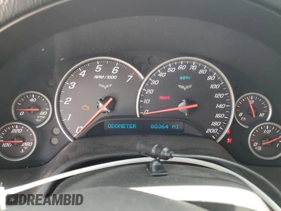 ✅ 2007 Chevrolet Corvette • VIN: 1G1YY36U275134912 • Лот: 58330885. Опубликован ранее на Copart с пробегом 80 364 миль. Бесплатный доступ к архиву аукционных продаж из США и подробный отчёт об истории автомобиля на DreamBid. Изображение 9.