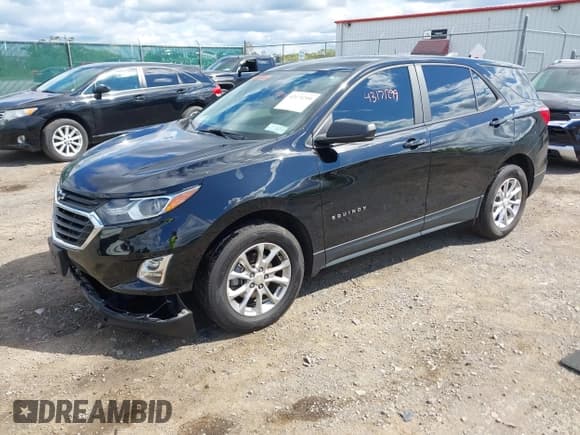 ✅ 2020 Chevrolet Equinox LS • VIN: 2GNAXSEV6L6115270 • Lot: 43171299. Listed on IAAI with 84,268 mi. Free auction sales archive from the USA and detailed vehicle history report at DreamBid. Image 2.