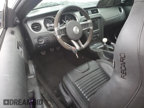 ✅ 2012 Ford Mustang Shelby GT500 • VIN: 1ZVBP8JS6C5238197 • Lot: 48987125. Listed on Copart with 3,975 mi. Free auction sales archive from the USA and detailed vehicle history report at DreamBid. Image 8.