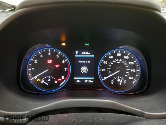 ✅ 2019 Hyundai Kona Ultimate • VIN: KM8K5CA55KU250394 • Лот: 73927144. Опубликован ранее на Copart с пробегом 62 121 миль. Бесплатный доступ к архиву аукционных продаж из США и подробный отчёт об истории автомобиля на DreamBid. Изображение 9.