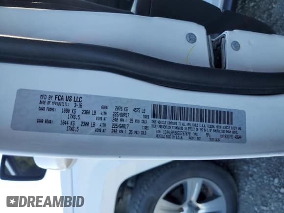 ✅ 2016 Jeep Patriot High Altitude • VIN: 1C4NJRFB0GD707070 • Lot: 82214085. Listed on Copart with 77,617 mi. Free auction sales archive from the USA and detailed vehicle history report at DreamBid. Image 13.