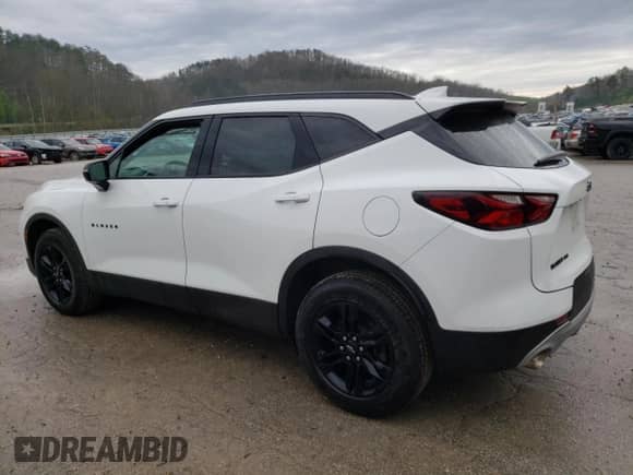 2021 Chevrolet Blazer LT z VIN 3GNKBJRS4MS517658, wystawiony jako Copart lot #50187424 z przebiegiem 32 067 mil mil oraz . Historia ofert i sprzedaży dostępna na DreamBid. Obrazek 2.