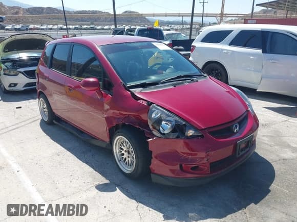 ✅ 2007 Honda Fit Sport • VIN: JHMGD37627S060194 • Lot: 43230565. Listed on IAAI with 144,103 mi. Free auction sales archive from the USA and detailed vehicle history report at DreamBid. Image 1.