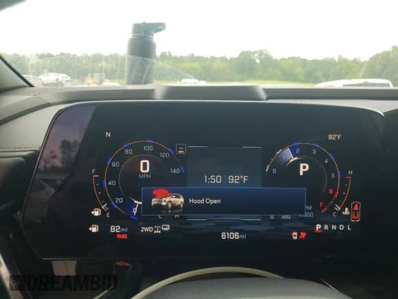 2025 Chevrolet Suburban Premier with VIN 1GNS6FRD9SR104444, listed as a Copart auction lot 59964845 with 6,106 mi miles and Salvage title. Bid and sale history available at DreamBid. Image 9.