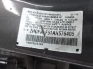 ✅ 2010 Honda Civic LX • VIN: 2HGFA1F51AH576405 • Lot: 43687604. Wystawiony na IAAI z przebiegiem 183 704 mil. Bezpłatny archiwum sprzedaży aukcyjnych z USA i szczegółowy raport historii pojazdu na DreamBid. Zdjęcie 9.