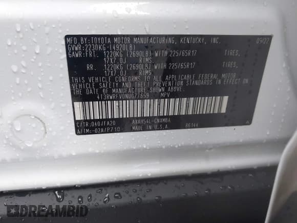 ✅ 2022 Toyota RAV4 Hybrid XLE • VIN: 4T3RWRFV0NU077659 • Lot: 43387394. Wystawiony na IAAI z przebiegiem 49 278 mil. Bezpłatny archiwum sprzedaży aukcyjnych z USA i szczegółowy raport historii pojazdu na DreamBid. Zdjęcie 9.