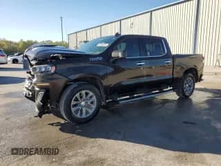 2019 Chevrolet Silverado 1500 High Country with VIN 1GCUYHED2KZ162764, listed as a Copart auction lot 48366405 with 67,997 mi miles and Salvage title. Bid and sale history available at DreamBid. Image 1.