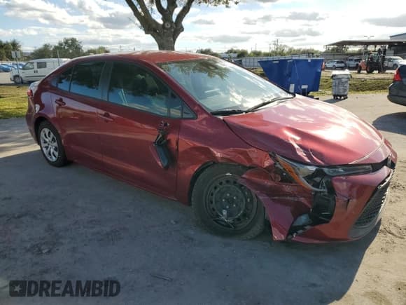 ✅ 2022 Toyota Corolla LE • VIN: JTDEPMAE1NJ216931 • Lot: 86681545. Listed on Copart with 64,048 mi. Free auction sales archive from the USA and detailed vehicle history report at DreamBid. Image 4.