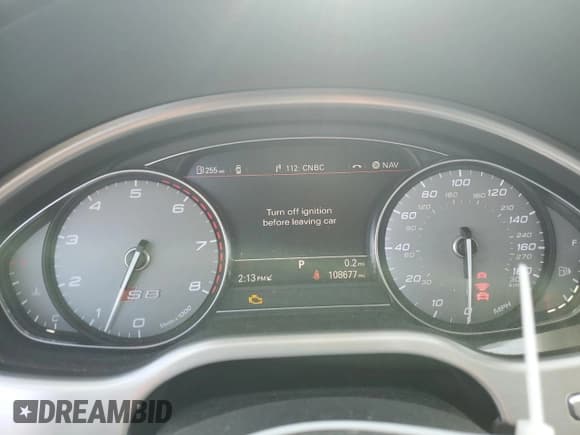 ✅ 2013 Audi S8 • VIN: WAUD2AFD1DN010425 • Лот: 50203305. Опубликован ранее на Copart с пробегом 108 677 миль. Бесплатный доступ к архиву аукционных продаж из США и подробный отчёт об истории автомобиля на DreamBid. Изображение 9.