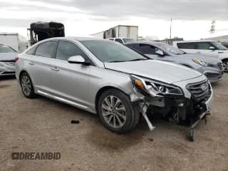 ✅ 2017 Hyundai Sonata Sport • VIN: 5NPE34AF5HH582201 • Лот: 45700803. Опубликован ранее на Copart с пробегом 105 843 миль. Бесплатный доступ к архиву аукционных продаж из США и подробный отчёт об истории автомобиля на DreamBid. Изображение 4.