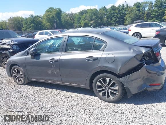 ✅ 2013 Honda Civic EX-L • VIN: 19XFB2F91DE052014 • Lot: 43212490. Listed on IAAI with 92,325 mi. Free auction sales archive from the USA and detailed vehicle history report at DreamBid. Image 14.