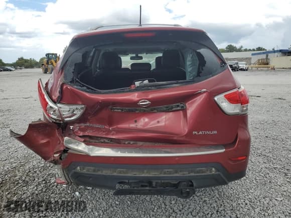 ✅ 2016 Nissan Pathfinder Platinum • VIN: 5N1AR2MN5GC657005 • Lot: 66299555. Listed on Copart with 160,534 mi. Free auction sales archive from the USA and detailed vehicle history report at DreamBid. Image 6.