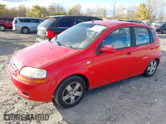 2008 Chevrolet Aveo LS with VIN KL1TD66688B257690, listed as a IAAI auction lot 43581164 with 165,727 mi miles and . Bid and sale history available at DreamBid. Image 2.