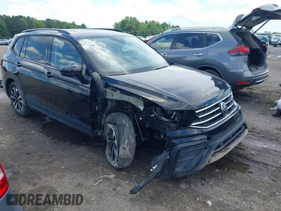 ✅ 2023 Volkswagen Tiguan S • VIN: 3VVRB7AX0PM047141 • Lot: 42524650. Listed on IAAI with 41,765 mi. Free auction sales archive from the USA and detailed vehicle history report at DreamBid. Image 1.