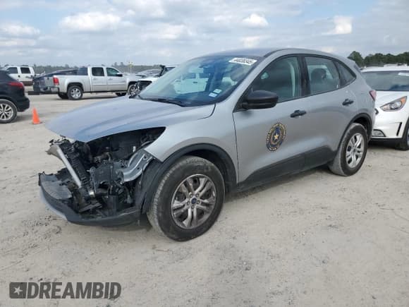 ✅ 2022 Ford Escape S • VIN: 1FMCU9F63NUB09940 • Лот: 44038345. Опубликован ранее на Copart с пробегом 24 593 миль. Бесплатный доступ к архиву аукционных продаж из США и подробный отчёт об истории автомобиля на DreamBid. Изображение 1.