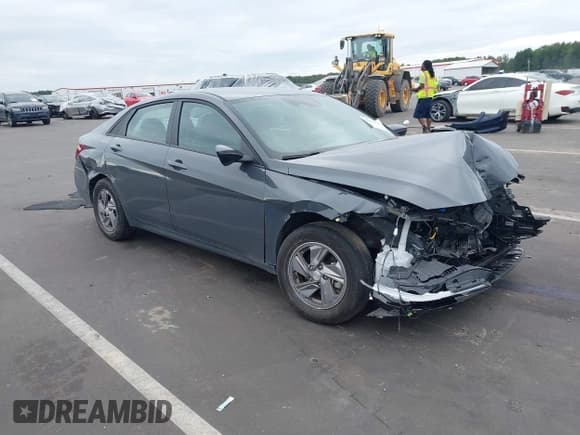 ✅ 2025 Hyundai Elantra SE • VIN: KMHLL4DG0SU877355 • Lot: 43251430. Listed on IAAI with 21,273 mi. Free auction sales archive from the USA and detailed vehicle history report at DreamBid. Image 1.