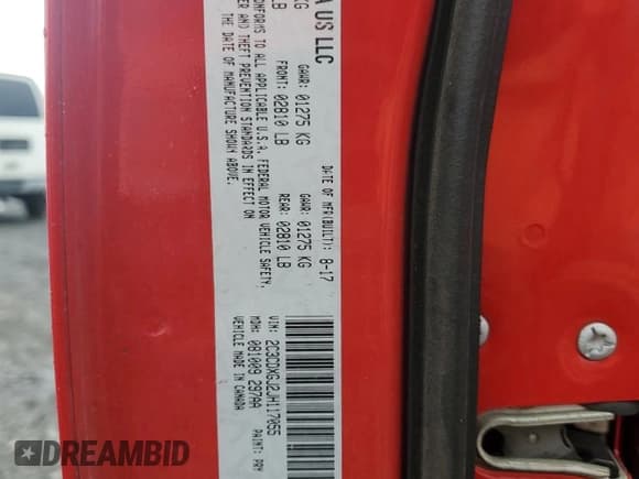 ✅ 2018 Dodge Charger R/T Scat Pack • VIN: 2C3CDXGJ2JH117055 • Lot: 80509605. Listed on Copart with 66,256 mi. Free auction sales archive from the USA and detailed vehicle history report at DreamBid. Image 13.