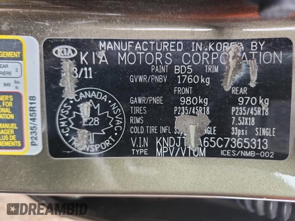 ✅ 2012 Kia Soul + • VIN: KNDJT2A65C7365313 • Lot: 92728055. Wystawiony na Copart z przebiegiem 123 119 mil. Bezpłatny archiwum sprzedaży aukcyjnych z USA i szczegółowy raport historii pojazdu na DreamBid. Zdjęcie 13.