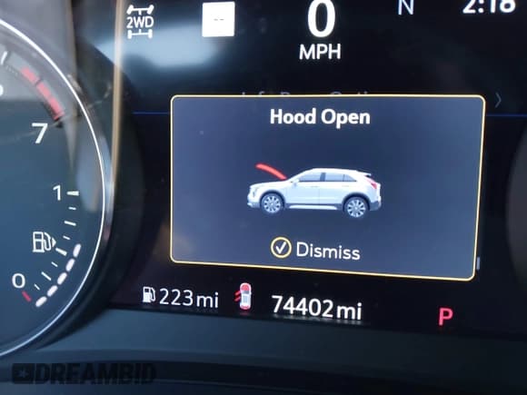 ✅ 2019 Cadillac XT4 AWD Sport • VIN: 1GYFZFR40KF223853 • Lot: 43393068. Listed on IAAI with 74,402 mi. Free auction sales archive from the USA and detailed vehicle history report at DreamBid. Image 16.