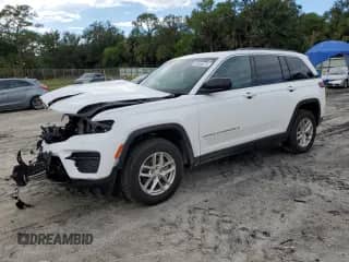 2024 Jeep Grand Cherokee Laredo X with VIN 1C4RJGAG0RC253257, listed as a Copart auction lot 81884575 with 13,274 mi miles and Non repairable. Bid and sale history available at DreamBid. Image 1.