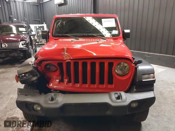 ✅ 2020 Jeep Wrangler Unlimited Sport S • VIN: 1C4HJXDNXLW139651 • Lot: 42394612. Wystawiony na IAAI z przebiegiem 95 514 mil. Bezpłatny archiwum sprzedaży aukcyjnych z USA i szczegółowy raport historii pojazdu na DreamBid. Zdjęcie 6.