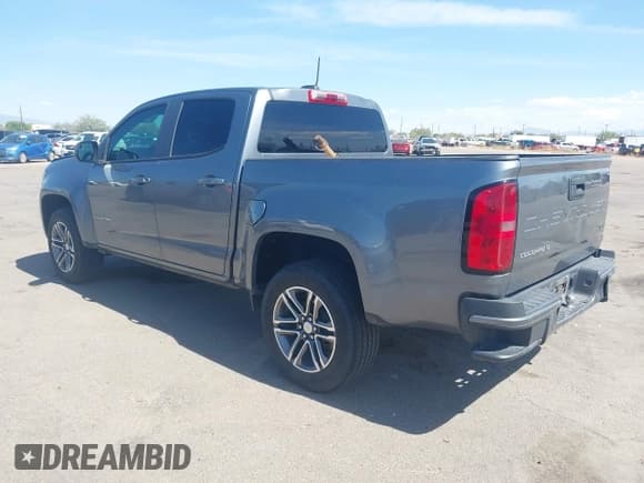 ✅ 2021 Chevrolet Colorado 2WD Work Truck • VIN: 1GCGSBEA8M1275346 • Lot: 42892628. Wystawiony na IAAI z przebiegiem 76 119 mil. Bezpłatny archiwum sprzedaży aukcyjnych z USA i szczegółowy raport historii pojazdu na DreamBid. Zdjęcie 3.
