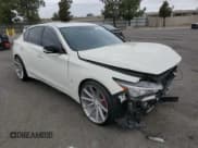 ✅ 2019 Infiniti Q50 Red Sport 400 • VIN: JN1FV7APXKM760662 • Lot: 80225485. Listed on Copart with 73,196 mi. Free auction sales archive from the USA and detailed vehicle history report at DreamBid. Image 4.