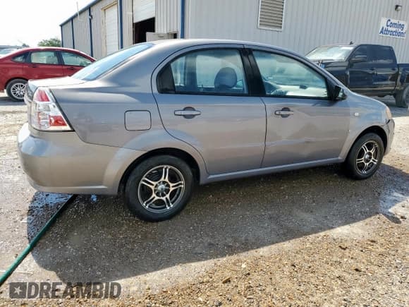 ✅ 2007 Chevrolet Aveo LS • VIN: KL1TD56677B078579 • Lot: 62589705. Wystawiony na Copart z przebiegiem 143 141 mil. Bezpłatny archiwum sprzedaży aukcyjnych z USA i szczegółowy raport historii pojazdu na DreamBid. Zdjęcie 3.