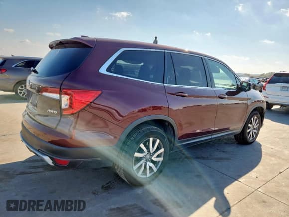 ✅ 2019 Honda Pilot EX-L • VIN: 5FNYF6H57KB086741 • Lot: 93200025. Listed on Copart with 111,331 mi. Free auction sales archive from the USA and detailed vehicle history report at DreamBid. Image 3.