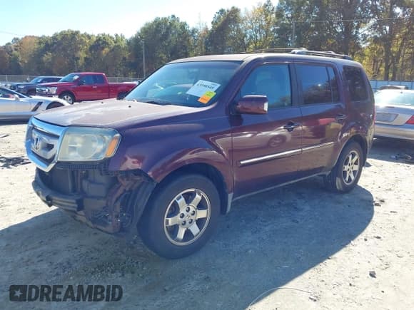 ✅ 2009 Honda Pilot Touring • VIN: 5FNYF38879B022220 • Lot: 43590549. Listed on IAAI with 263,256 mi. Free auction sales archive from the USA and detailed vehicle history report at DreamBid. Image 2.