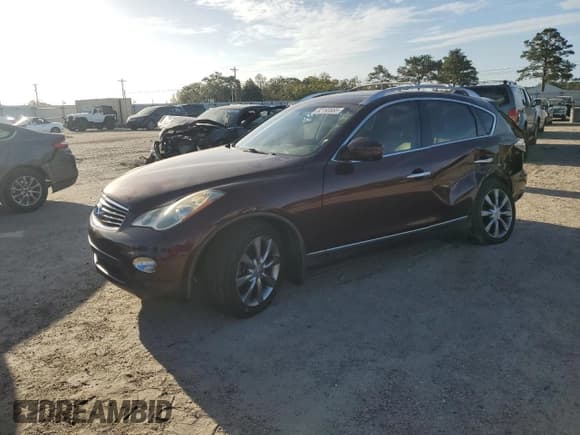 ✅ 2012 Infiniti EX Journey • VIN: JN1AJ0HRXCM450887 • Lot: 82190665. Listed on Copart with 126,289 mi. Free auction sales archive from the USA and detailed vehicle history report at DreamBid. Image 1.