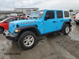 ✅ 2021 Jeep Wrangler Unlimited Sport • VIN: 1C4HJXDN4MW628970 • Lot: 65211115. Listed on Copart with 52,499 mi. Free auction sales archive from the USA and detailed vehicle history report at DreamBid. Image 1.