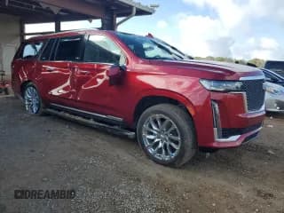 ✅ 2021 Cadillac Escalade ESV Premium Luxury Platinum • VIN: 1GYS4MKL8MR365758 • Лот: 80059914. Опубликован ранее на Copart с пробегом 98 008 миль. Бесплатный доступ к архиву аукционных продаж из США и подробный отчёт об истории автомобиля на DreamBid. Изображение 4.