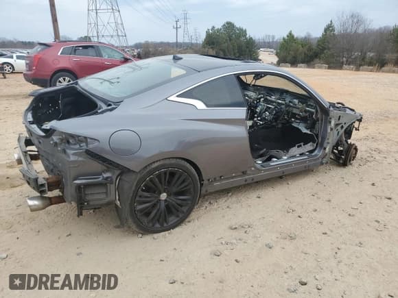 ✅ 2017 Infiniti Q60 Premium • VIN: JN1EV7EL5HM551258 • Lot: 45924905. Listed on Copart with Not provided. Free auction sales archive from the USA and detailed vehicle history report at DreamBid. Image 3.