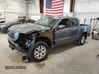 2022 Nissan Frontier SV with VIN 1N6ED1EK3NN657246, listed as a Copart auction lot 81920725 with 15,897 mi miles and Salvage title. Bid and sale history available at DreamBid. Image 1.