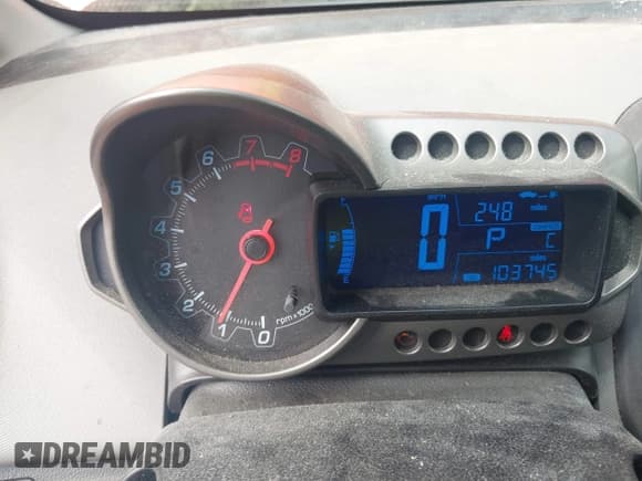 ✅ 2013 Chevrolet Sonic LS • VIN: 1G1JA6SHXD4100766 • Lot: 43064551. Listed on IAAI with 103,745 mi. Free auction sales archive from the USA and detailed vehicle history report at DreamBid. Image 7.