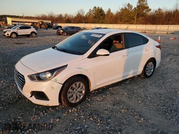 ✅ 2022 Hyundai Accent SE • VIN: 3KPC24A68NE183521 • Лот: 86307934. Опубликован ранее на Copart с пробегом 56 510 миль. Бесплатный доступ к архиву аукционных продаж из США и подробный отчёт об истории автомобиля на DreamBid. Изображение 1.