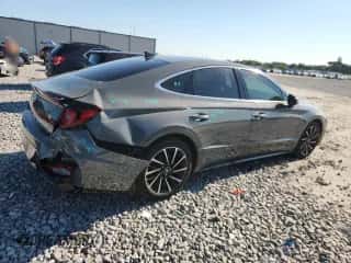 2020 Hyundai Sonata SEL Plus z VIN 5NPEJ4J29LH024833, wystawiony jako Copart lot #81433555 z przebiegiem 73 530 mil mil oraz Szkoda całkowita • Salvage title. Historia ofert i sprzedaży dostępna na DreamBid. Obrazek 3.